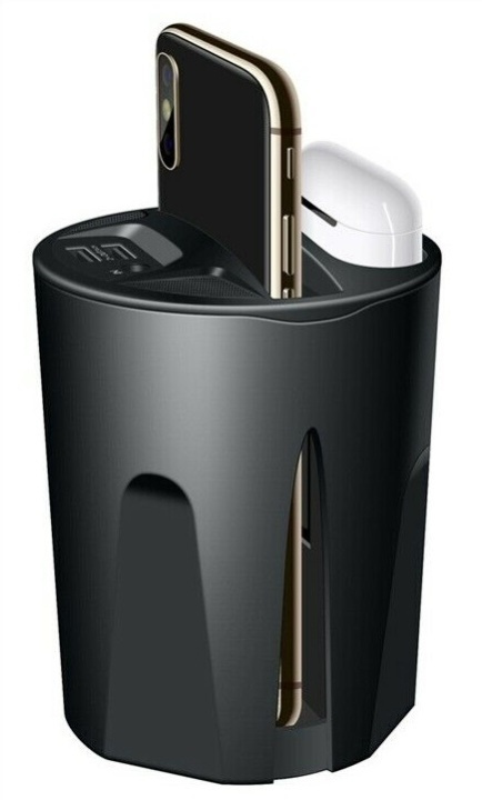 X9A Trådlös billaddare för mugghållare, laddar smartphone & Airpods, 10W, svart i gruppen BIL / Bilholder / Bilholder Smartphone hos TP E-commerce Nordic AB (38-81431)