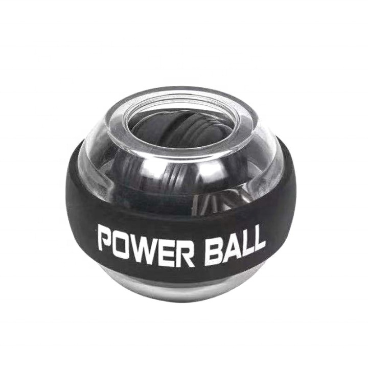 Gyroboll / Powerball för handledsträning, svart i gruppen SPORT, FRITID & HOBBY / Træningsredskaber / Træningstilbehør hos TP E-commerce Nordic AB (38-81526)