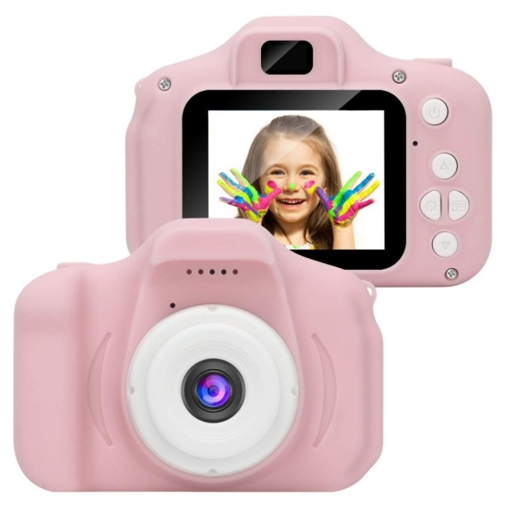 Mini HD Digitalkamera för barn, Rosa i gruppen HJEMMEELEKTRONIK / Foto og video / Kamera hos TP E-commerce Nordic AB (38-81766)