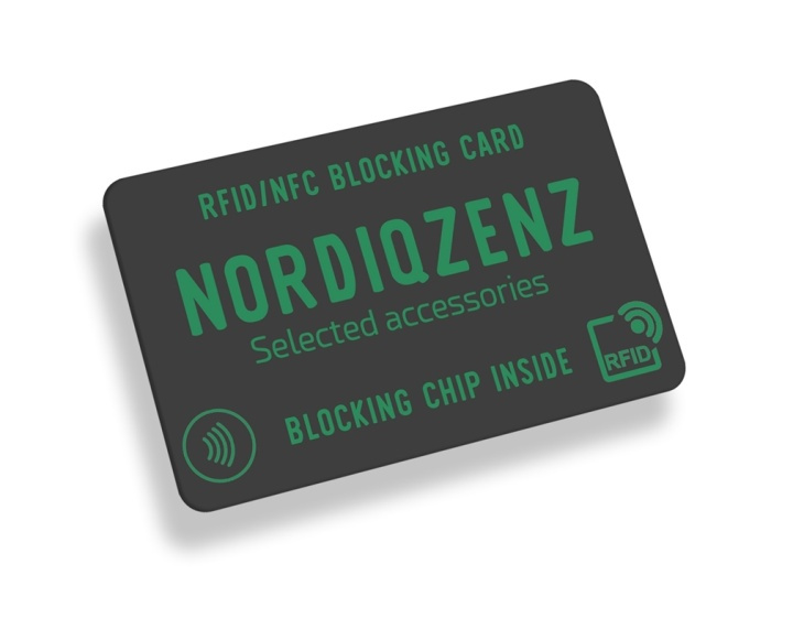 NORDIQZENZ RFID/NFC-blokeringskort, Beskyttelse mod skimming! i gruppen SPORT, FRITID & HOBBY / Sjove gadgets / Smarte løsninger hos TP E-commerce Nordic AB (38-81926)