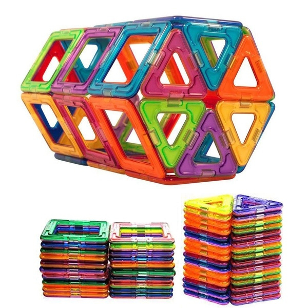 Magnetiske brikker, 40 dele i gruppen LEGETØJ, BØRN & BABY / Legetøj / Bygge legesager / Klodser hos TP E-commerce Nordic AB (38-81949)