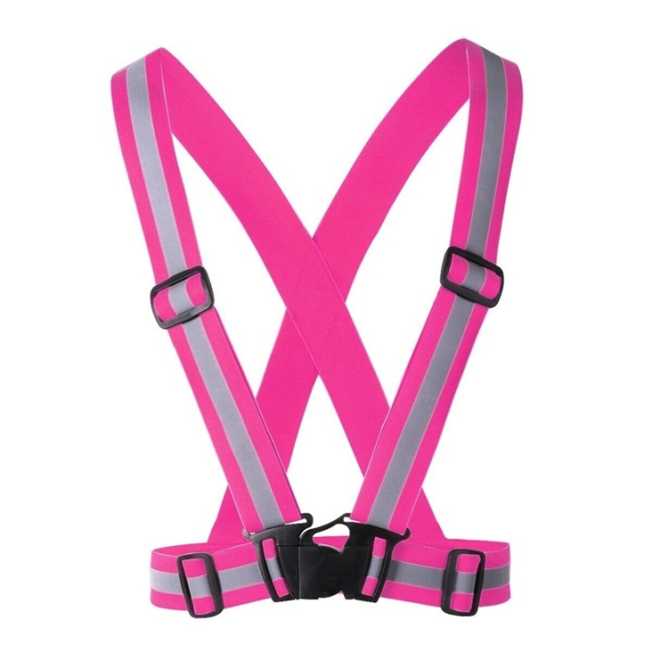 Reflekssele/Refleksvest, Pink i gruppen SPORT, FRITID & HOBBY / Friluftsliv / Reflekser hos TP E-commerce Nordic AB (38-82125)