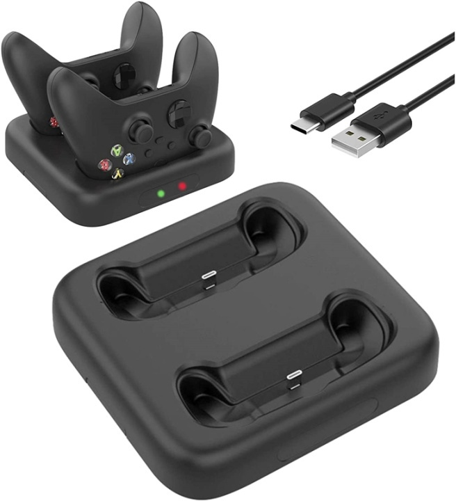 Laddstation till Xbox Series X/S kontroller i gruppen HJEMMEELEKTRONIK / Spilkonsoller og tilbehør / Xbox Series X / Tilbehør hos TP E-commerce Nordic AB (38-82160)