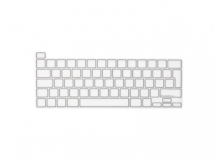 Silikone cover til tastatur, MacBook Pro 13.3, Transparent i gruppen COMPUTERTILBEHØR / Bærbare computere og tilbehør / Cover til Macbooks hos TP E-commerce Nordic AB (38-82252)
