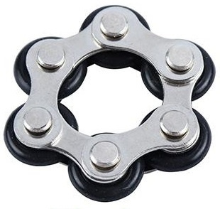 Fidget kæde, sort i gruppen LEGETØJ, BØRN & BABY / Legetøj / Fidget Spinners hos TP E-commerce Nordic AB (38-82270)