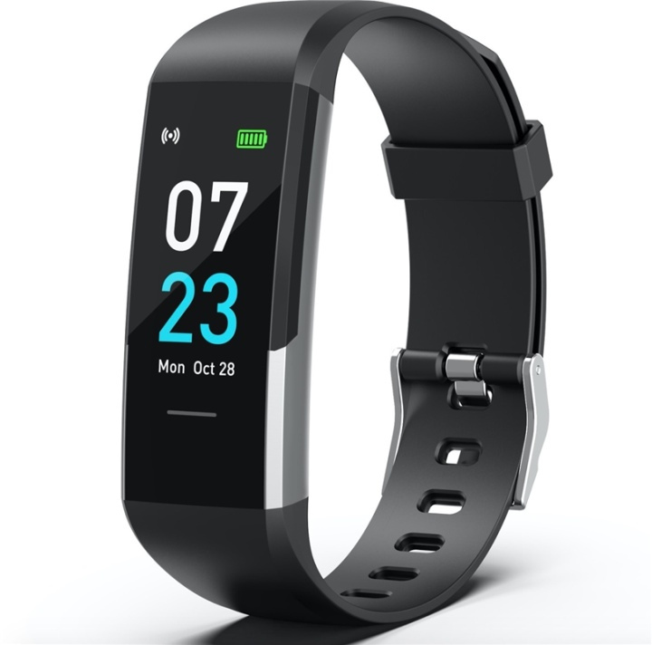 Smart aktivitetsarmbånd, sort i gruppen SPORT, FRITID & HOBBY / Smartwatch & Aktivitetsmåler / Aktivitetsarmbånd hos TP E-commerce Nordic AB (38-82309)