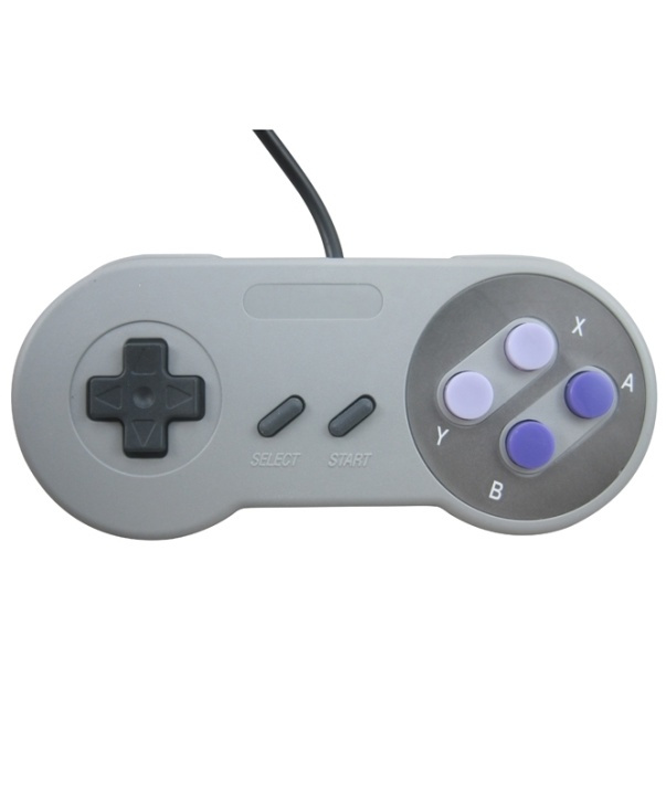 SNES Retrokontroll till PC (USB) i gruppen HJEMMEELEKTRONIK / Spilkonsoller og tilbehør / Super Nintendo Entertainment System (SNES) hos TP E-commerce Nordic AB (38-82320)