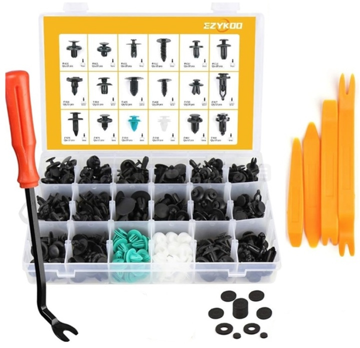 Fästelement till bil, 360 delar i gruppen BIL / Tilbehør / Accessories / Øvrigt biltilbehør hos TP E-commerce Nordic AB (38-82364)