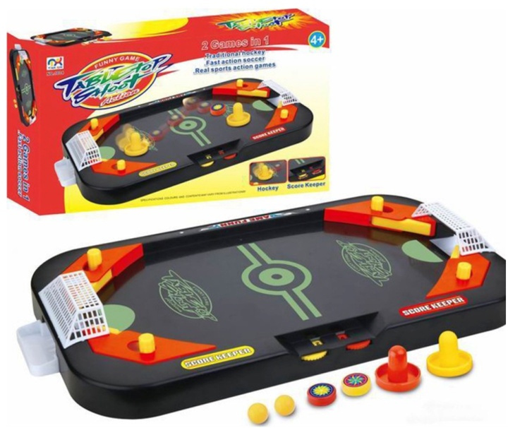 2 i 1, Hockey + Fodboldspil i gruppen LEGETØJ, BØRN & BABY / Spil / Brætspil hos TP E-commerce Nordic AB (38-82383)