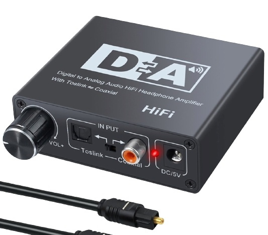 Digital til analog lydkonverter, plug and play i gruppen COMPUTERTILBEHØR / Kabler og adaptere / Signalomformer hos TP E-commerce Nordic AB (38-82387)