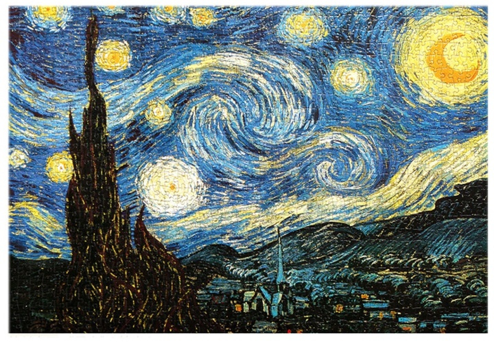 Pussel 1000 bitar Starry Night i gruppen SPORT, FRITID & HOBBY / Hobby / Puslespil hos TP E-commerce Nordic AB (38-82571)