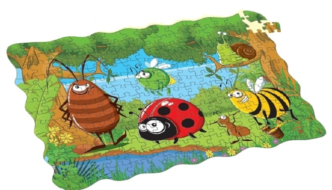 208-bit puslespil, Insekter i gruppen LEGETØJ, BØRN & BABY / Legetøj / børns puslespil hos TP E-commerce Nordic AB (38-82612)