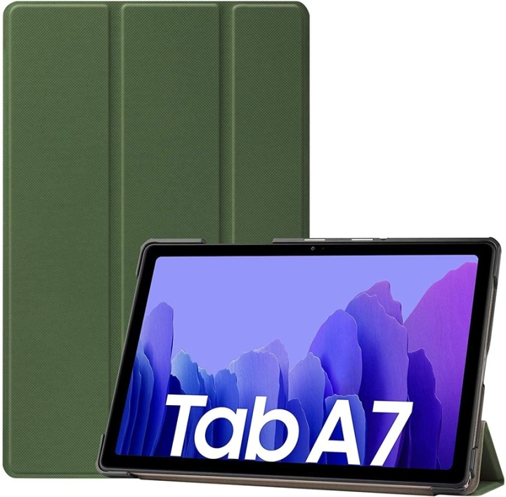 Tri-fold etui med stativfunktion til Galaxy Tab A7 10.4 T500/T505, Grøn i gruppen SMARTPHONES & TABLETS / Tablet beskyttelse / Samsung tablets hos TP E-commerce Nordic AB (38-82848)