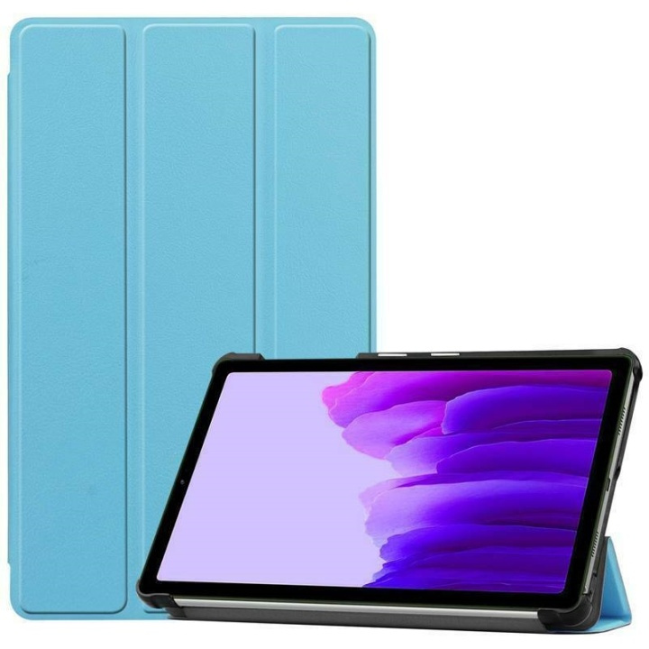 Tri-fold fodral med stativfunktion för Galaxy Tab A7 10.4 T500-T505, Ljusblå i gruppen SMARTPHONES & TABLETS / Tablet beskyttelse / Samsung tablets hos TP E-commerce Nordic AB (38-82849)