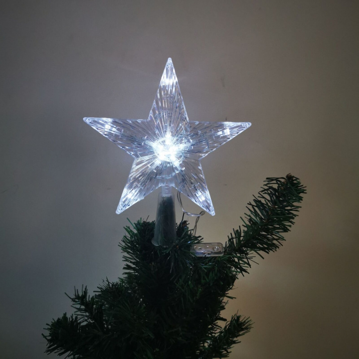 Juletræslysstjerne, Hvid i gruppen HJEMMEELEKTRONIK / Lys / Julebelysning hos TP E-commerce Nordic AB (38-82926)