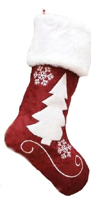 Dekorativ julestrømpe, juletræ i gruppen HJEM, HUS & HAVE / Interiør / Julepynt hos TP E-commerce Nordic AB (38-82931)
