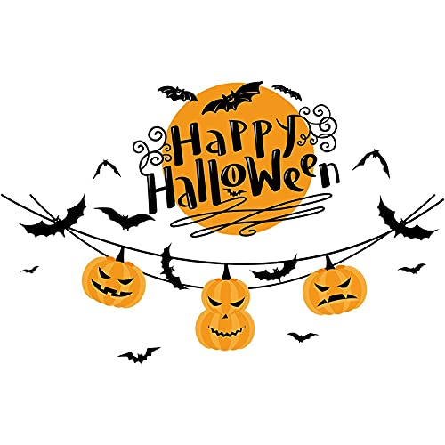 Vægdekoration med Halloween motiv, Happy Halloween 60x45cm i gruppen HJEM, HUS & HAVE / Interiør / Halloween hos TP E-commerce Nordic AB (38-83057)