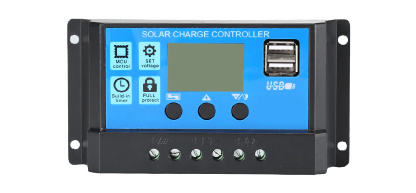 Solar charge controller, 4V/12V 30A i gruppen HJEM, HUS & HAVE / Elektricitet & Belysning / El-installation / Tilbehør hos TP E-commerce Nordic AB (38-83103)