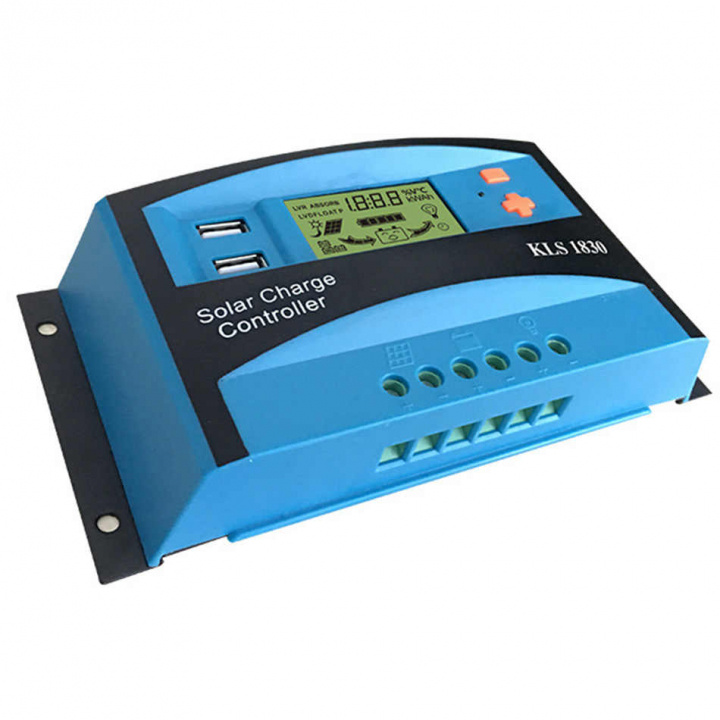 Opladningsregulator til solcellepanel, LED 30A i gruppen HJEM, HUS & HAVE / Elektricitet & Belysning / El-installation / Tilbehør hos TP E-commerce Nordic AB (38-83105)