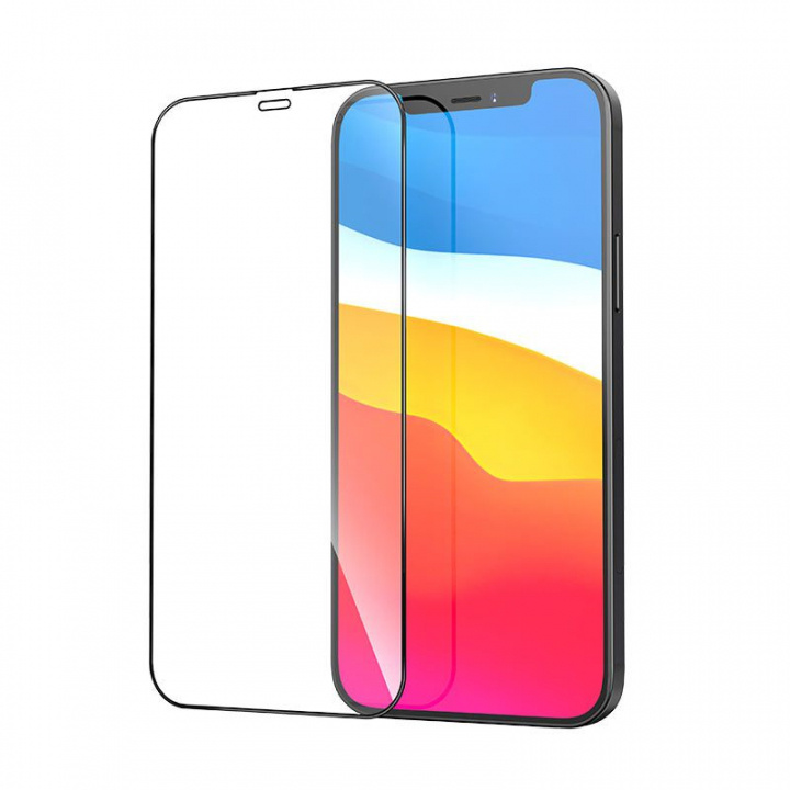 Skærmbeskytter i 9H hærdet glas til iPhone 13 Mini, sort i gruppen SMARTPHONES & TABLETS / Mobil Beskyttelse / Apple / iPhone 13 Mini / Skærmbeskyttelse hos TP E-commerce Nordic AB (38-83157)
