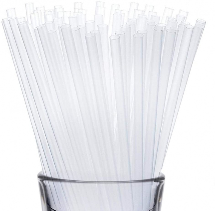 Disposable wide transparent strip straws, 100pcs i gruppen LEGETØJ, BØRN & BABY / Mad & Drikke / Børnefest & Fest hos TP E-commerce Nordic AB (38-83189)