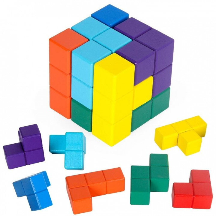 3D Puslespil kube i gruppen SPORT, FRITID & HOBBY / Hobby / Puslespil hos TP E-commerce Nordic AB (38-83247)