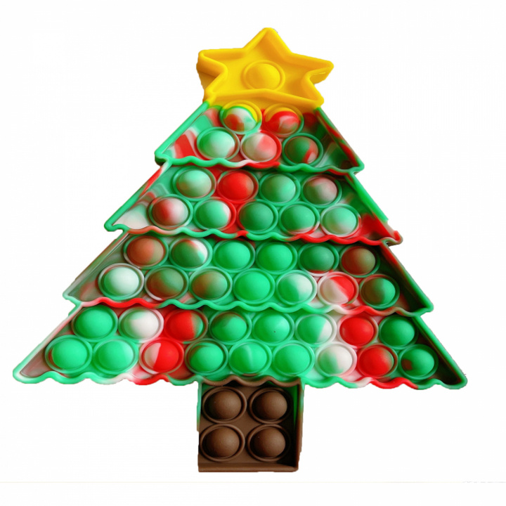 Fidget toy, Pop-it Christmas tree i gruppen LEGETØJ, BØRN & BABY / Legetøj / Fidget Spinners hos TP E-commerce Nordic AB (38-83290)