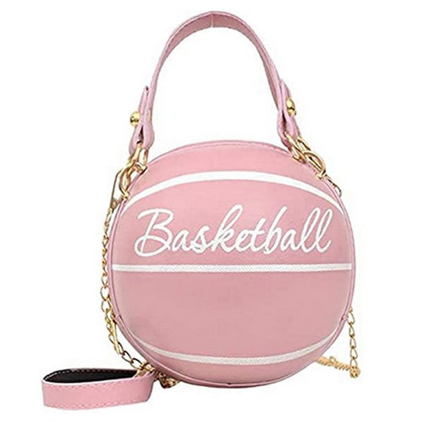Basketballtaske med kæder, pink/guld i gruppen LEGETØJ, BØRN & BABY / Rejse / Børnetasker / Rygsække hos TP E-commerce Nordic AB (38-83325)