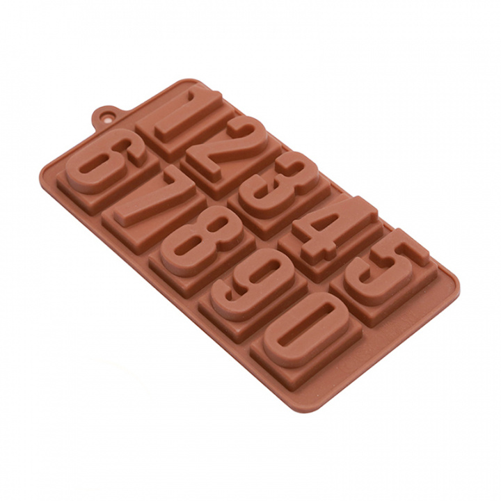 Chocolate mold tray, Numbers i gruppen HJEM, HUS & HAVE / Køkkenredskaber / Bagetilbehør hos TP E-commerce Nordic AB (38-83367)