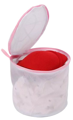 Kombineret vasketøjskurv/vaskepose til undertøj, Pink i gruppen HJEM, HUS & HAVE / Rengøringsmidler / Vaskemaskine hos TP E-commerce Nordic AB (38-83475)
