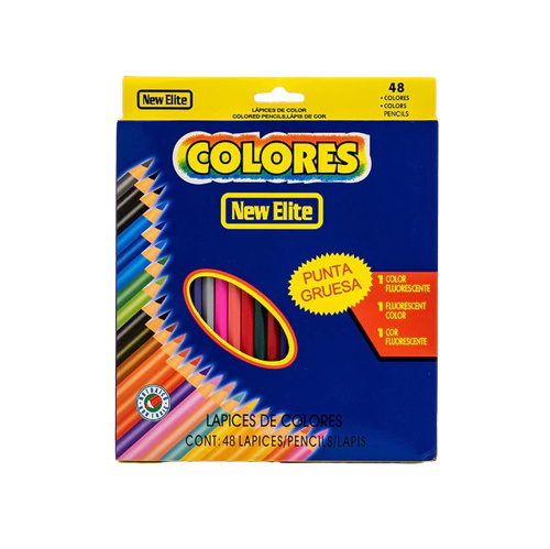 Colores färgpennor, 48 färger i gruppen SPORT, FRITID & HOBBY / Hobby / Mal & Tegn / Kuglepenne, Farveblyanter & Tuschpenne hos TP E-commerce Nordic AB (38-83495)