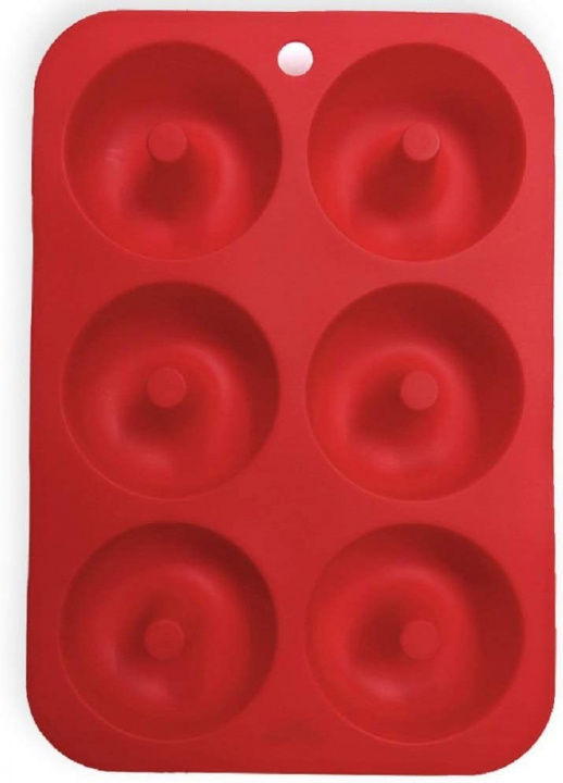 Donut form i silikone, rød i gruppen HJEM, HUS & HAVE / Køkkenredskaber / Bagetilbehør hos TP E-commerce Nordic AB (38-83528)