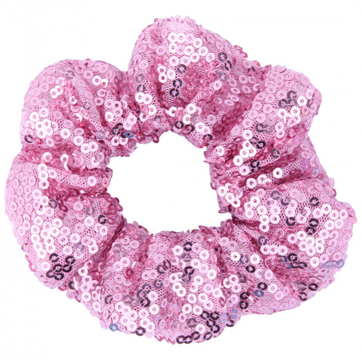Scrunchie, Rosa i gruppen SKØNHED & HELSE / Hår og styling / Hårtilbehør hos TP E-commerce Nordic AB (38-83625)