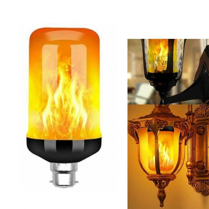 Flammande LED-lampa, 2 st i gruppen HJEMMEELEKTRONIK / Lys / LED lamper hos TP E-commerce Nordic AB (38-83650)