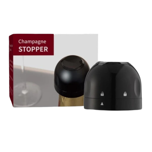 Champagne stoppare / Vinkork - Vakuum förslutare, Svart i gruppen SPORT, FRITID & HOBBY / Sjove gadgets / Smarte løsninger hos TP E-commerce Nordic AB (38-83689)