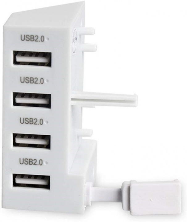 USB-Hubb kompatibel med Xbox One S, 4-portar i gruppen HJEMMEELEKTRONIK / Spilkonsoller og tilbehør / Xbox Series X / Tilbehør hos TP E-commerce Nordic AB (38-83701)