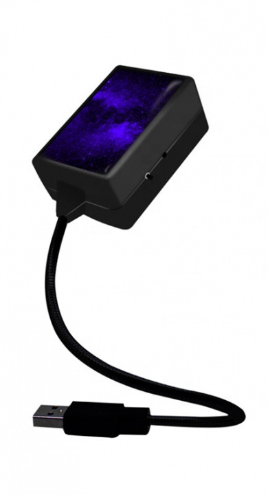 USB-atmosfærelampe til bilen, lilla i gruppen BIL / Tilbehør / Accessories / Øvrigt biltilbehør hos TP E-commerce Nordic AB (38-83789)