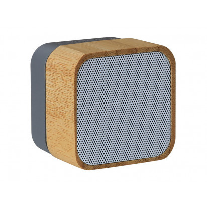 Bluetooth mini-træhøjttaler til kontoret, Grå i gruppen HJEMMEELEKTRONIK / Lyd & billede / Højttalere & tilbehør / Bluetooth-højttalere / Bærbare højttalere hos TP E-commerce Nordic AB (38-83826)