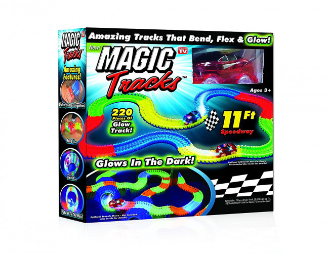 Magic Tracks Glowing Racetrack,‎ 165pcs i gruppen LEGETØJ, BØRN & BABY / Legetøj / Bilbaner hos TP E-commerce Nordic AB (38-83835)