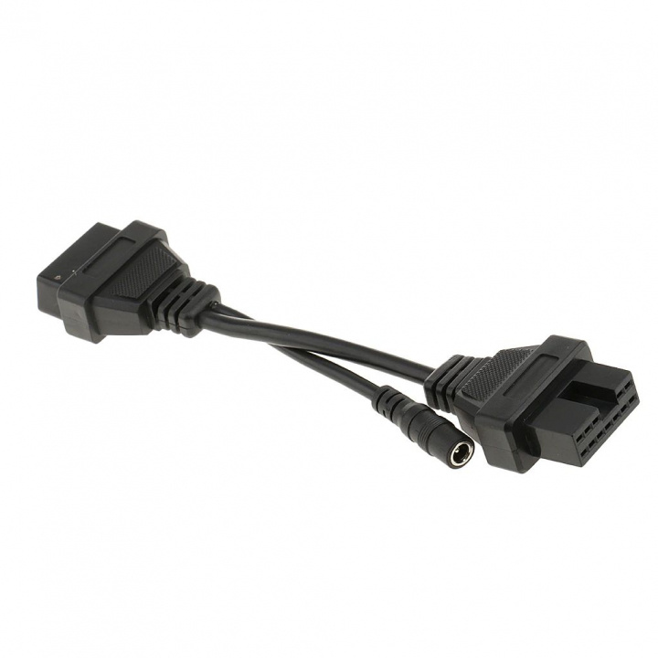 16 pin till 12 pin OBD2 Adapter för Mitsubishi i gruppen BIL / Bildiagnostik / Kabler og tilbehør hos TP E-commerce Nordic AB (38-84008)