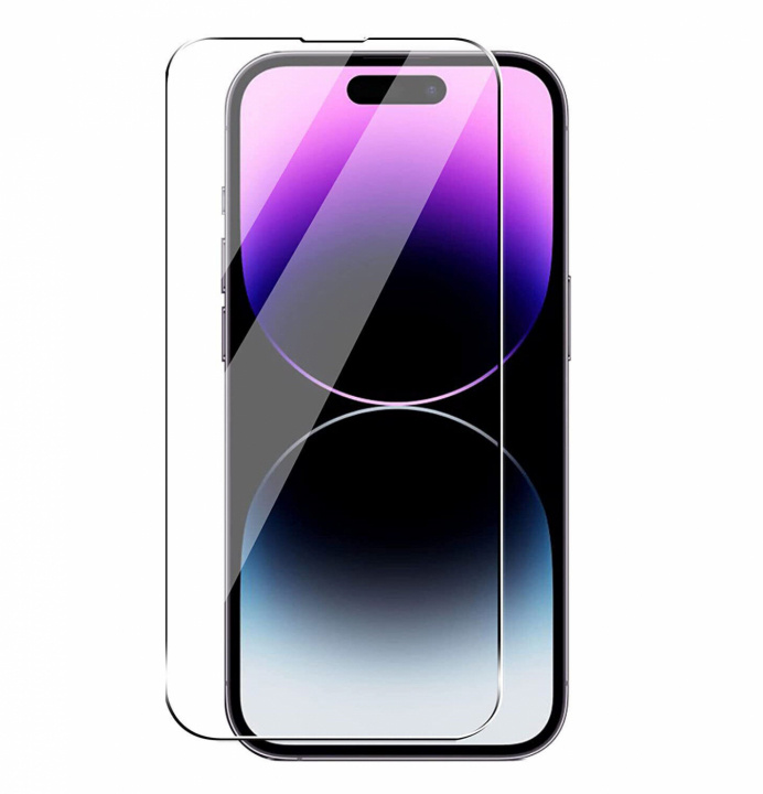 Skærmbeskytter af hærdet glas til iPhone 15 Pro Max i gruppen SMARTPHONES & TABLETS / Mobil Beskyttelse / Apple / iPhone 15 hos TP E-commerce Nordic AB (38-84241)