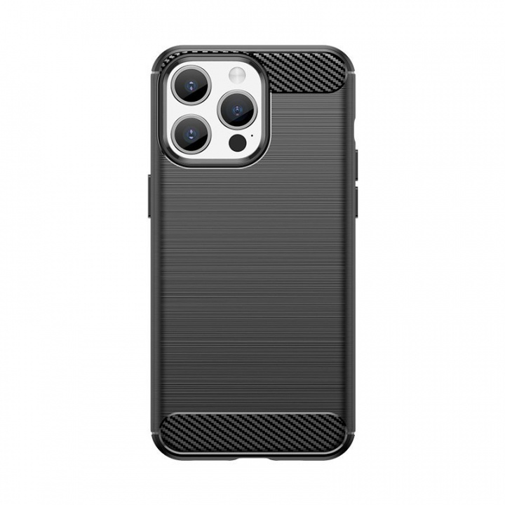 TPU-etui til iPhone 15 Plus, sort i gruppen SMARTPHONES & TABLETS / Mobil Beskyttelse / Apple / iPhone 15 hos TP E-commerce Nordic AB (38-84243)