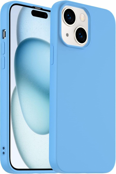 Silikoneetui til iPhone 15, blå i gruppen SMARTPHONES & TABLETS / Mobil Beskyttelse / Apple / iPhone 15 hos TP E-commerce Nordic AB (38-84310)