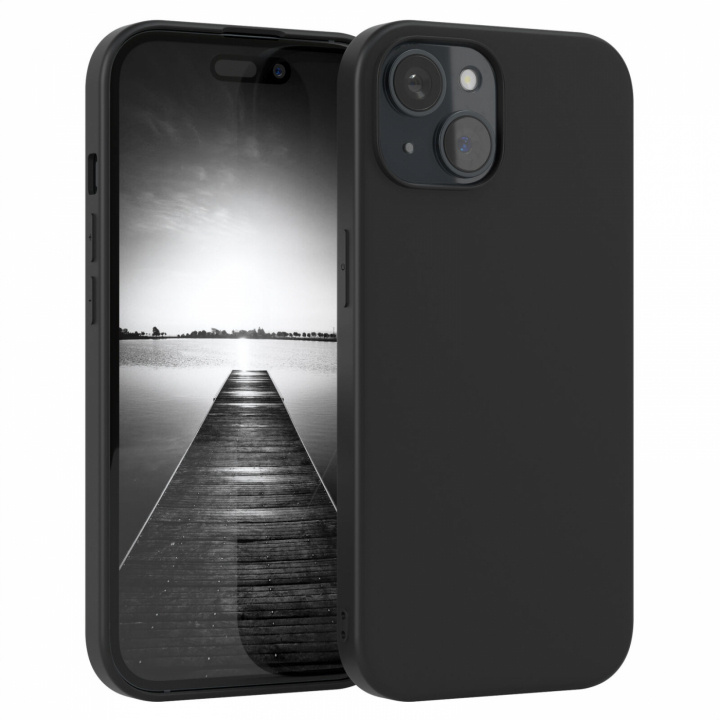 Silikoneetui til iPhone 15 Pro, sort i gruppen SMARTPHONES & TABLETS / Mobil Beskyttelse / Apple / iPhone 15 hos TP E-commerce Nordic AB (38-84319)
