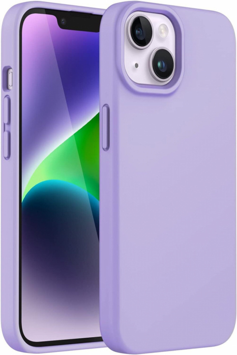 Silikoneetui til iPhone 15 Pro, lilla i gruppen SMARTPHONES & TABLETS / Mobil Beskyttelse / Apple / iPhone 15 hos TP E-commerce Nordic AB (38-84325)