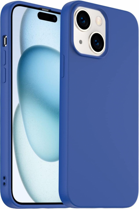 Silikoneetui til iPhone 15 Pro, blå i gruppen SMARTPHONES & TABLETS / Mobil Beskyttelse / Apple / iPhone 15 hos TP E-commerce Nordic AB (38-84327)