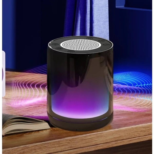 Speaker Atmosphere - Bluetooth - Light effects - 1200 mAh i gruppen HJEMMEELEKTRONIK / Lyd & billede / Højttalere & tilbehør / Bluetooth-højttalere / Bærbare højttalere hos TP E-commerce Nordic AB (38-84341)