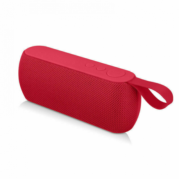 Q106 trådløs højttaler, Bluetooth, USB, rød i gruppen HJEMMEELEKTRONIK / Lyd & billede / Højttalere & tilbehør / Bluetooth-højttalere / Bærbare højttalere hos TP E-commerce Nordic AB (38-84344)