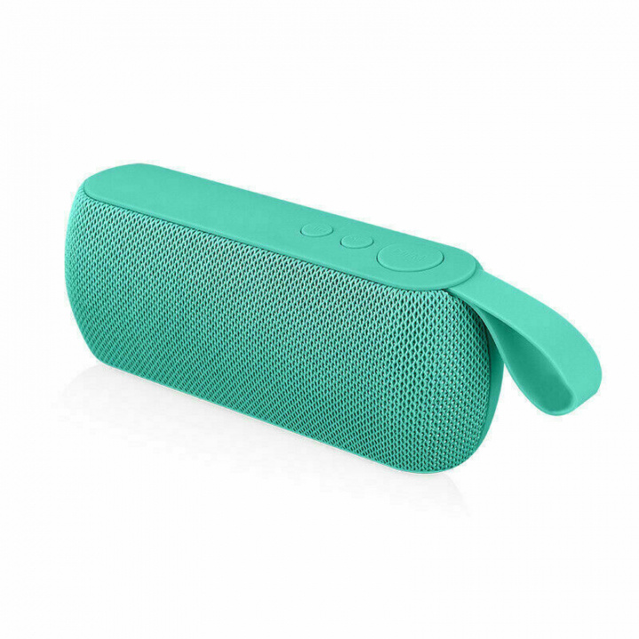 Q106 trådløs højttaler, Bluetooth, USB, blågrøn i gruppen HJEMMEELEKTRONIK / Lyd & billede / Højttalere & tilbehør / Bluetooth-højttalere / Bærbare højttalere hos TP E-commerce Nordic AB (38-84345)