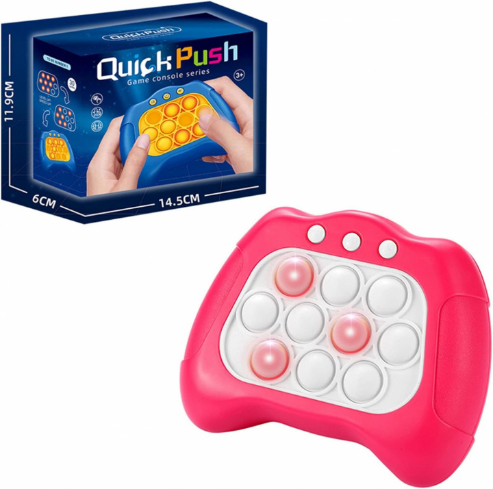 Quick Push Pop it-legetøj, pink i gruppen LEGETØJ, BØRN & BABY / Legetøj / Fidget Spinners hos TP E-commerce Nordic AB (38-84347)